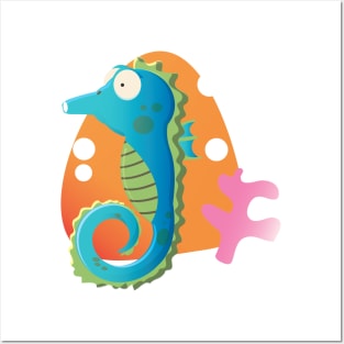 Seahorses Posters and Art